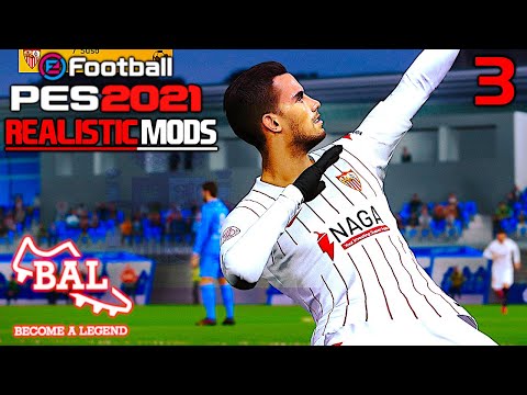 PES2021 Become A Legend [Realistic Mods] - #3 - NOU CAMP IS BEAUTIFUL!