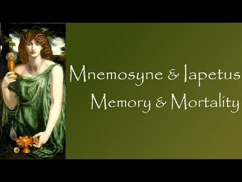 Greek Mythology: Story of Mnemosyne & Iapetus