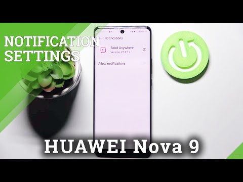 How to Switch On/Off Apps Notifications in HUAWEI Nova 9 - Block App Notifications