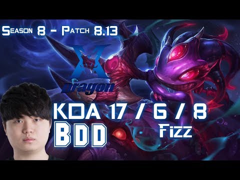 KZ BDD FIZZ vs JAYCE Mid - Patch 8.13 KR Ranked