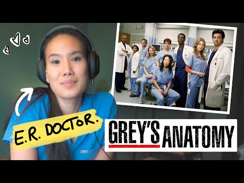 ER Doctor Reacts: GREY'S ANATOMY!