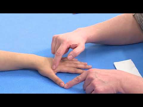 Hand examination; Radial nerve