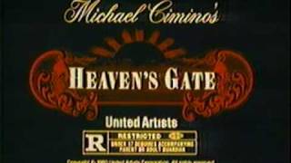 Heaven's Gate (1980) Video