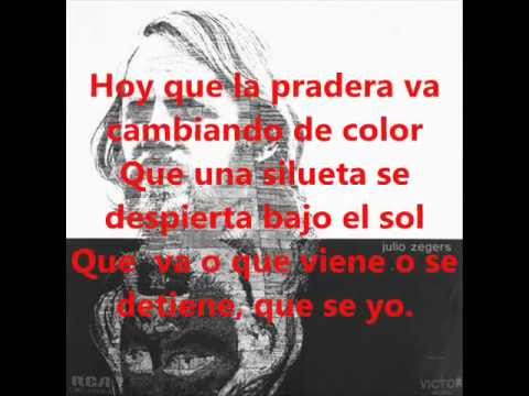 Julio Zegers - Los pasajeros  (letra)