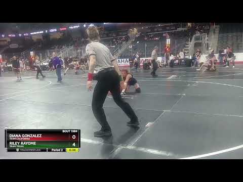 112 Lbs Semifinal - Riley Rayome, Team Texas Vs Diana Gonzalez, Team California 96a9