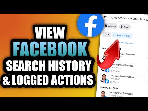 HOW TO VIEW FACEBOOK SEARCH HISTORY
