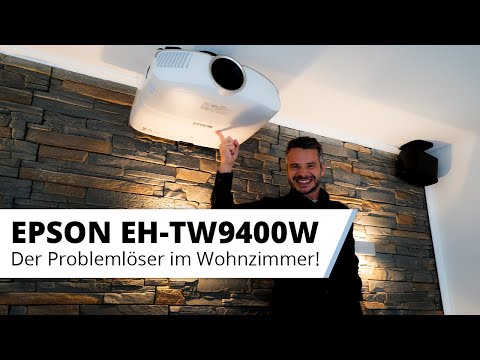 Der Epson EH-TW9400W - 4K Beamer einfach problemlos und kabellos im Wohnzimmer