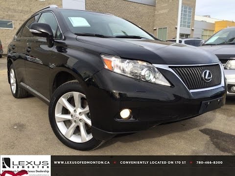 Pre Owned Black 2010 Lexus RX 350 AWD Touring Package Review | Camrose Alberta