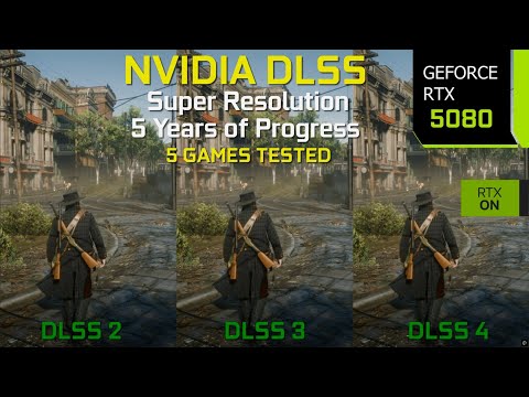 NVIDIA DLSS 2 vs DLSS 3 vs DLSS 4 Graphics Comparison - 5 Years of Progress | RTX 5080