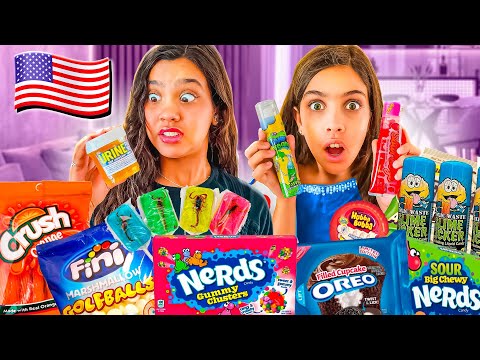 TASTING THE MOST WEIRD SWEETS IN THE USA!!!🇺🇸