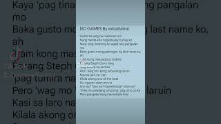 No games by exbattalion lyrics