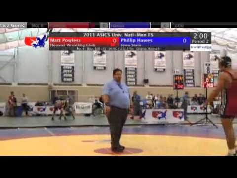 University Freestyle 96kg - Matt Powless vs. Phillip Hawes