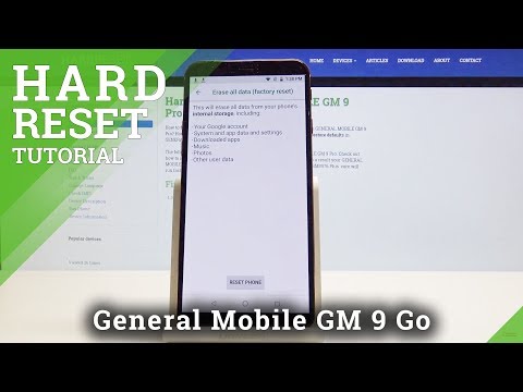 Factory Reset GENERAL MOBILE GM 9 Pro - Delete All Content & Settings