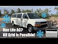 Van Life Solar AC Setup - Totally Off Grid
