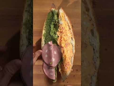 ULTIMATE COLD CUT SUB #shorts #sandwich