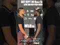 Jesus Ramos STEPS to Erickson Lubin in FACE OFF at press conference!