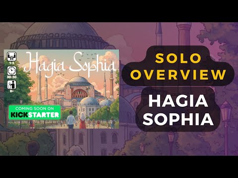 (Kickstarter Preview) Hagia Sophia Roll and Write Board Game - Solo Overview | DaniCha