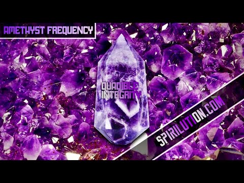 (Crystal Healing Music) ★AMETHYST CRYSTAL FREQUENCY HZ MUSIC★ (32876000Hz +  288Hz + 128Hz + 7.83Hz)