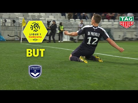 But Nicolas DE PREVILLE (38') / Girondins de Bordeaux - Olympique Lyonnais (2-3)  (GdB-OL)/ 2018-19