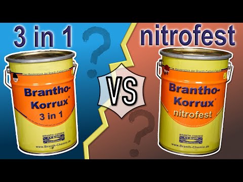Brantho Korrux 3-in-1 or nitrofest? What's the difference? | Corrosion protection paint