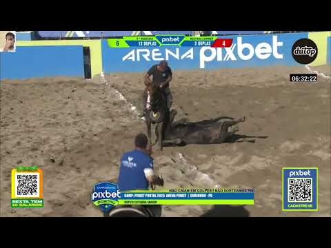 VAQUEJADA AO VIVO | DISPUTA AMADOR NA ARENA PIXBET EM GURINHÉM-PB 2025 | CAMPEONATO PORTAL VAQUEJADA