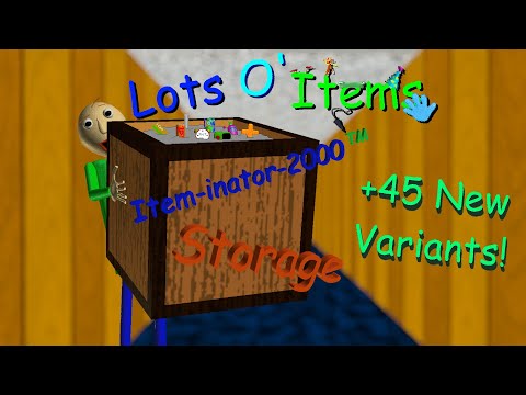 BB+ LOTS OF ITEMS!!! (Baldi's Basics Plus V0.9 Mod)