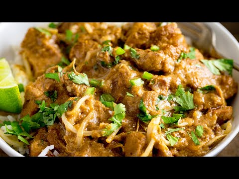Thai pork & peanut curry video thumbnail