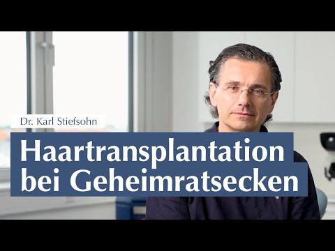 Haartransplantation bei Geheimratsecken