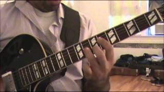 Practicing Jazz Guitar - 4ths variations (notes stacked in 4ths) over I'll Remember April