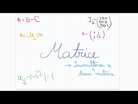 Matrice: inmultirea a doua matrice