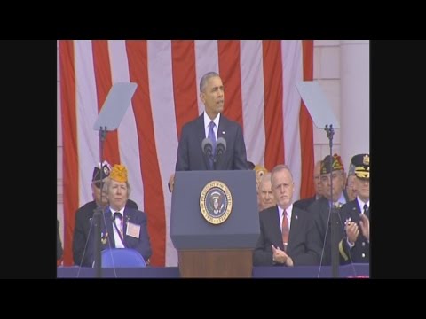 FULL VIDEO: President Obama delivers his final Veterans Day address at Arlington National Cemetery