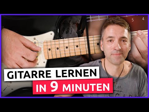 Gitarre lernen in nur 9 Minuten! (für Anfänger)