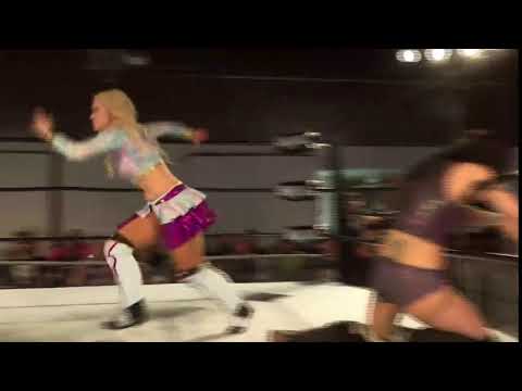 Shazza McKenzie Rope Hung Knee Attack