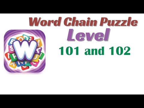 Word Chain Level 101 Answers - YouTube