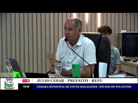 038ª Sessão Legislativa da 14ª Legislatura da Câmara Municipal de Couto Magalhães-TO