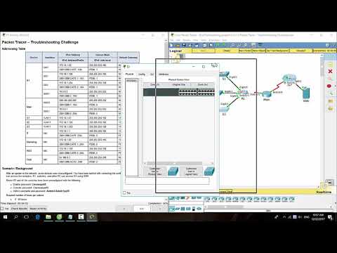 [CCNA v6] Packet Tracer 11.4.1.3  Troubleshooting Challenge