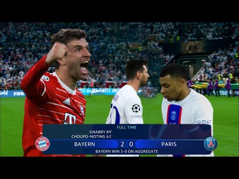 Bayern vs PSG 3-0 Extended Highlights | Round of 16 | 