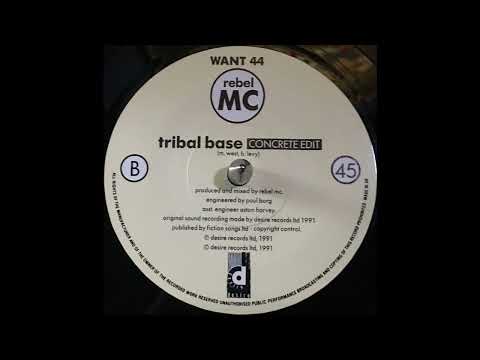 Rebel MC Featuring Tenor Fly . Barrington Levy - Tribal Base (Concrete Edit) (1991)