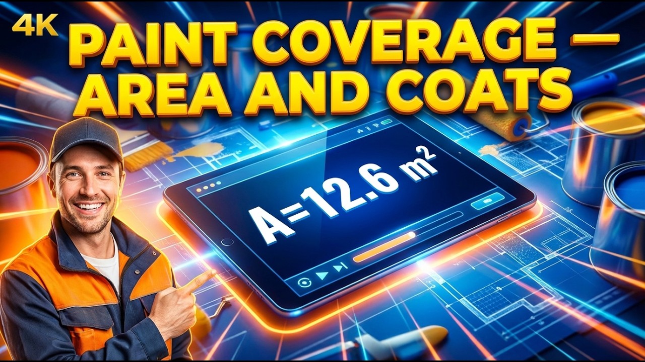 Paint Coverage Calculator — Area and Coats