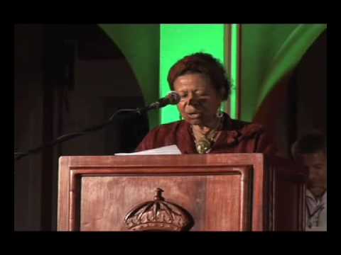 VI Festival de Poesía de Granada,Nicaragua, lectura de Jayne Cortez, Estados Unidos