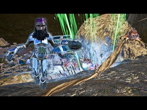 Raiding Rathole With Carbo C4 Underwater Crystal | Ark PvP Phase 3 S2 Episode 11