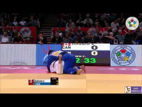 Judo 2014 Grand Slam Paris: Zupancic (CAN) - Chen (CHN) [-70kg] bronze