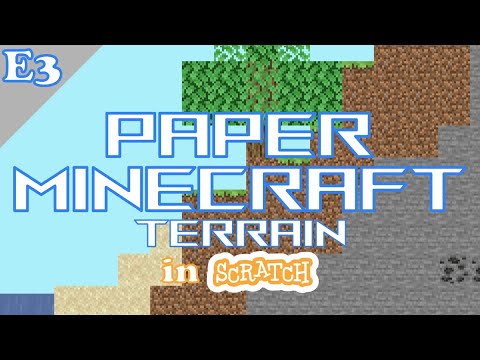 FindingPepper - How to Generate Paper Minecraft Terrain in Scratch - Terrain Generation Episode 3