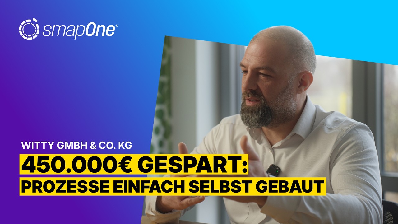 450.000€ gespart! Wie Witty seine Prozesse ohne IT-Wissen digitalisiert hat!