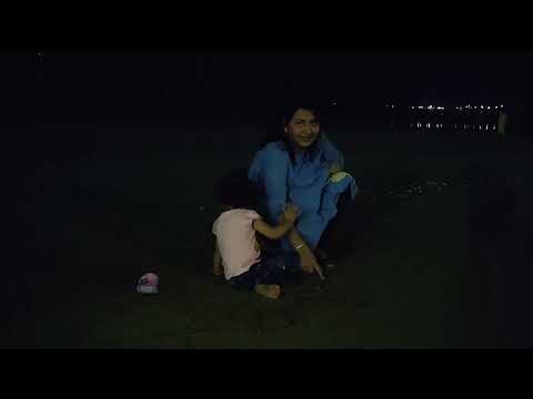 Little Harleen's sandy adventures at juhu Beach! 🏖️Pure joy, endless giggles, and tiny footprints!