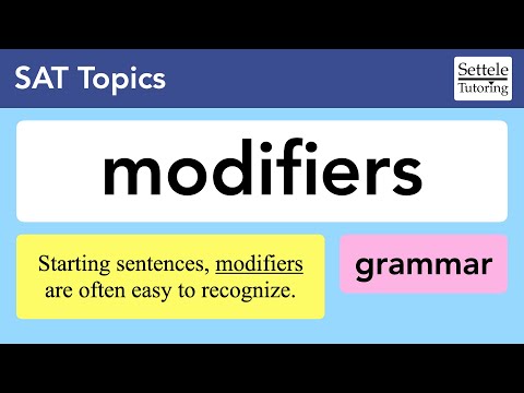 Modifiers — easy to spot and solve if you know the rule