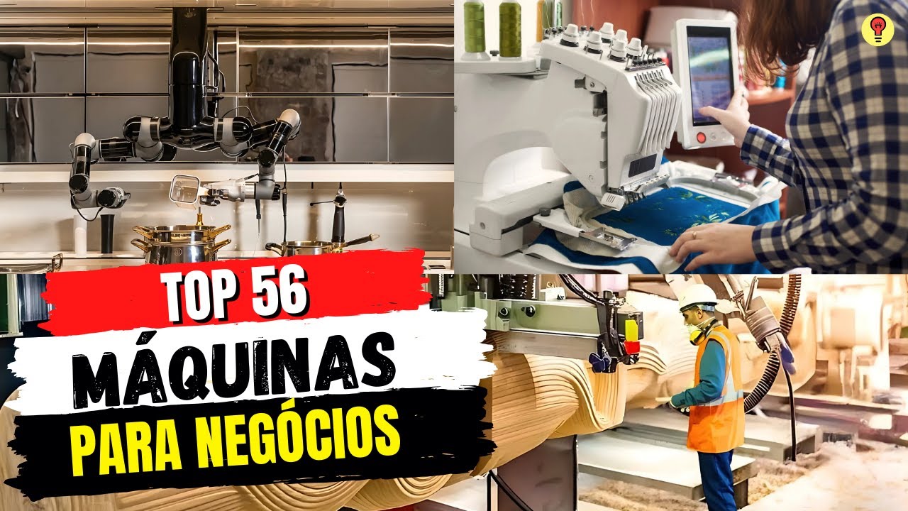 56 Melhores MÁQUINAS para Montar um NEGÓCIO em 2024