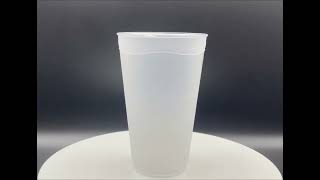 Kelímek (PP) opakovaně použitelný průhledný Ø90mm 0,4L [12 ks]