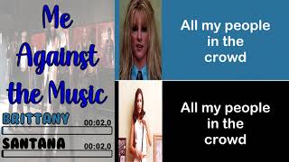 Glee - Me Against the Music | Line Distribution + Lyrics