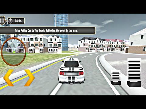 US Police Car Transporter: Cruise Truck Simulator - Crazy Car Transporter Game - Part-15